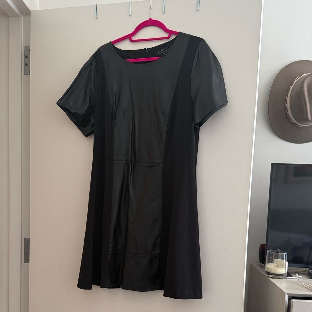 Eloquii Black Short Sleeve Dress